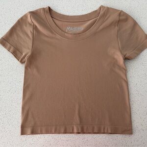 MadPaq Women's Brown Crop Top